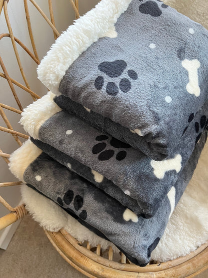 Grey Paw & Bone Pet Snuggle Sack