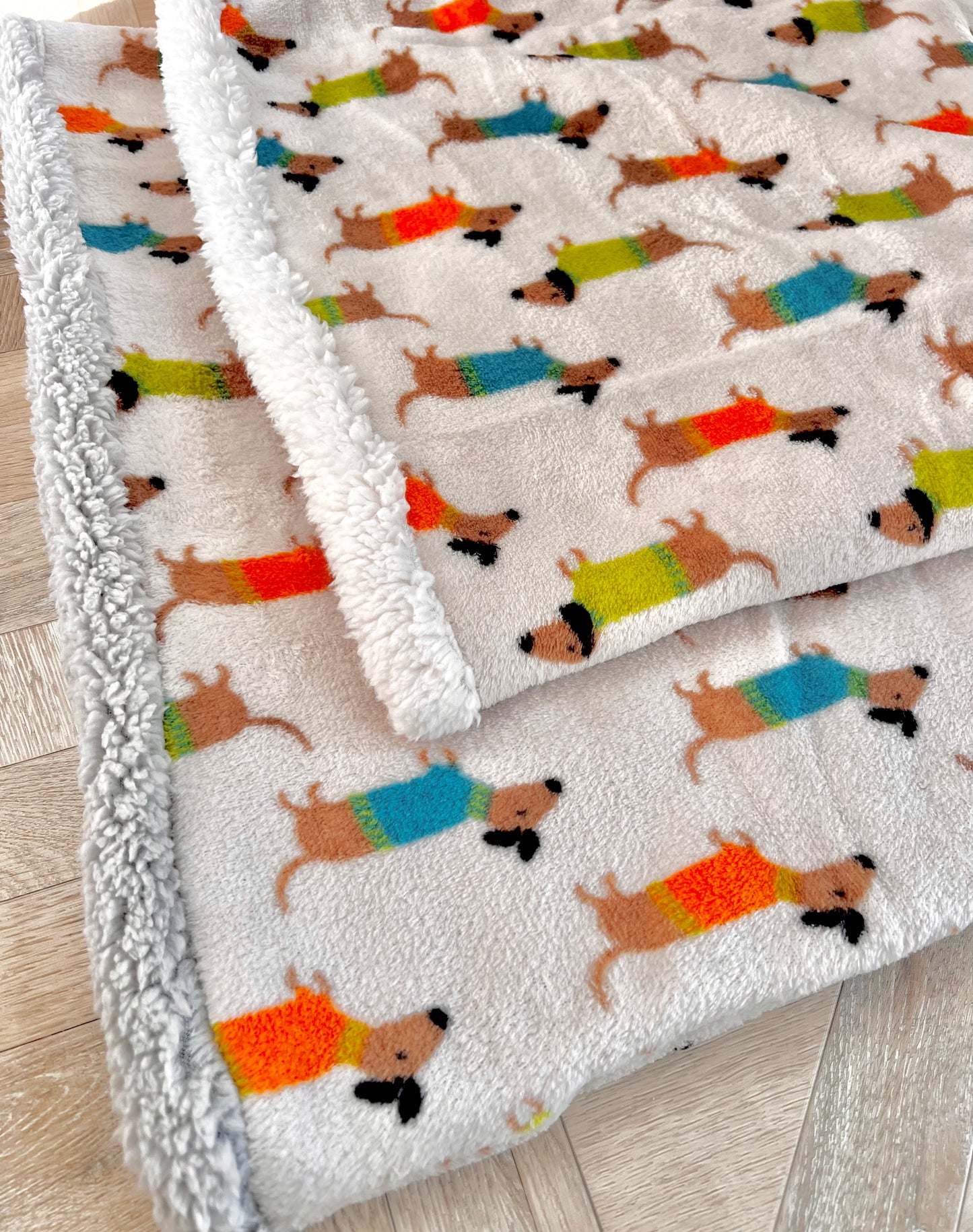 Dachshund Print Pet Snuggle Sack