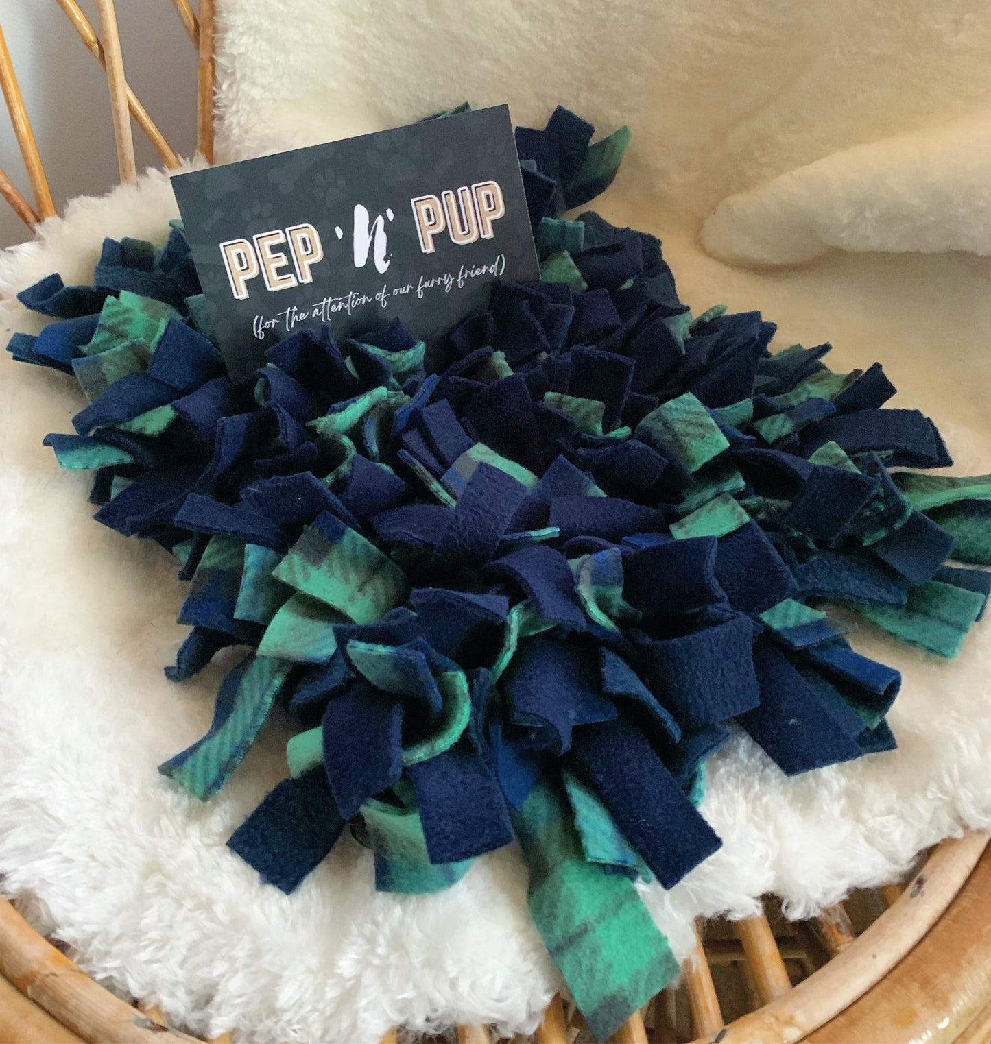 Tartan Pet Snuffle Mat